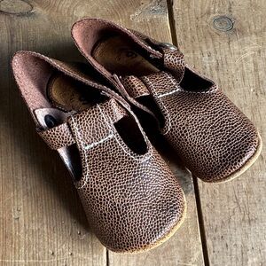 Classic Brown Kids Moccasins
